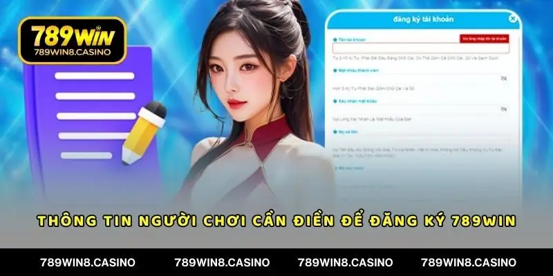 Thông tin người chơi cần điền để đăng ký KO66